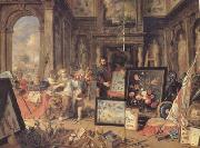Jan Van Kessel Europe (centre panel) (mk14) oil painting on canvas